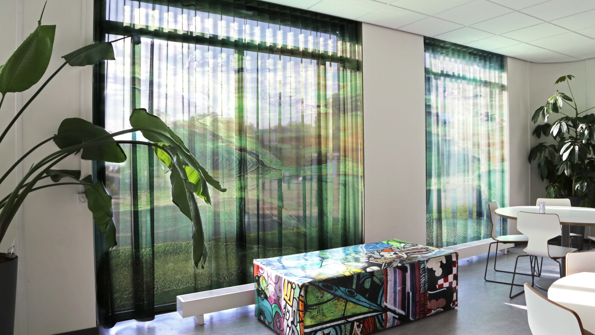 Siersema Stoffeerders - Calvijn College - Gordijnen